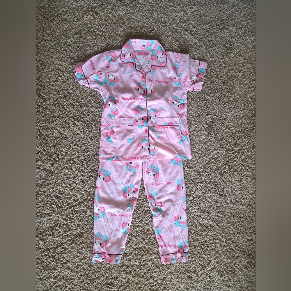Pink My Melody Pajama Set ( S-M )
